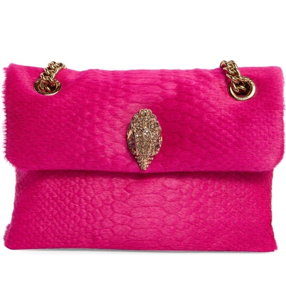 Kurt Geiger Handbags - Kurt Geiger Luxurious Pink Handbag with Gold Accents